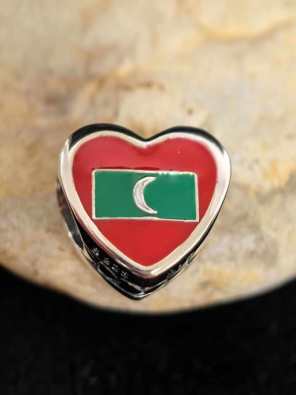 Pandora Maldives Exclusive Travel Heart Charm, S925 Silver Jewelry (Women's)
